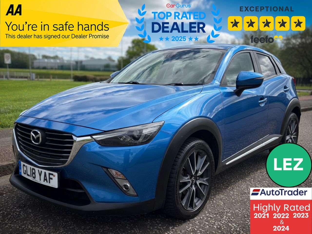 A 2018 MAZDA CX-3 2.0 SKYACTIV-G Sport Nav SUV 5dr Petrol Manual Euro 6 (s/s) (121 ps) Part E A 2018 MAZDA CX-3 2.0 SKYACTIV-G Sport Nav SUV 5dr Petrol Manual Euro 6 (s/s) (121 ps) Part E