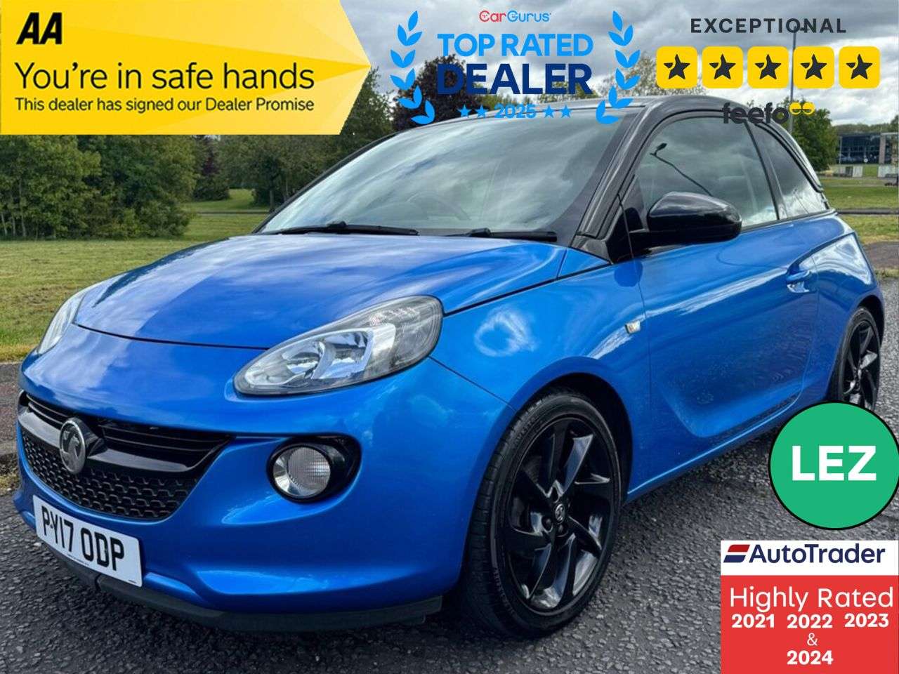 A 2017 VAUXHALL ADAM 1.2i ecoFLEX ENERGISED Hatchback 3dr Petrol Manual Euro 6 (s/s) (70 ps) Ide A 2017 VAUXHALL ADAM 1.2i ecoFLEX ENERGISED Hatchback 3dr Petrol Manual Euro 6 (s/s) (70 ps) Ide
