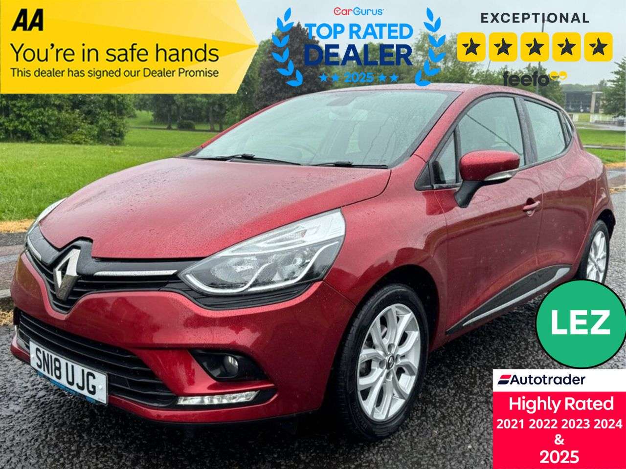 A 2018 RENAULT CLIO 1.2 16V Dynamique Nav Hatchback 5dr Petrol Manual Euro 6 (75 ps) Ideal Firs A 2018 RENAULT CLIO 1.2 16V Dynamique Nav Hatchback 5dr Petrol Manual Euro 6 (75 ps) Ideal Firs