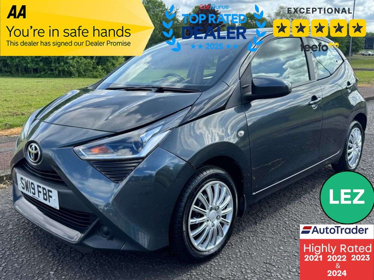 A 2019 TOYOTA AYGO 1.0 VVT-i x-play Hatchback 5dr Petrol Manual Euro 6 (71 ps) Part Ex Welcome A 2019 TOYOTA AYGO 1.0 VVT-i x-play Hatchback 5dr Petrol Manual Euro 6 (71 ps) Part Ex Welcome