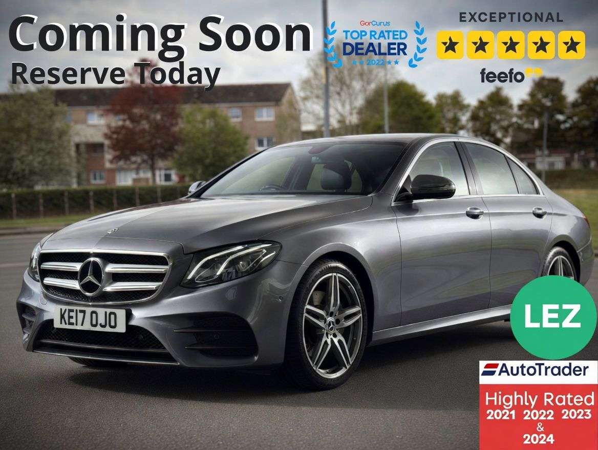 A 2017 MERCEDES-BENZ E-CLASS 2.0 E220d AMG Line Saloon 4dr Diesel G-Tronic+ Euro 6 (s/s) (194 ps) Part E A 2017 MERCEDES-BENZ E-CLASS 2.0 E220d AMG Line Saloon 4dr Diesel G-Tronic+ Euro 6 (s/s) (194 ps) Part E