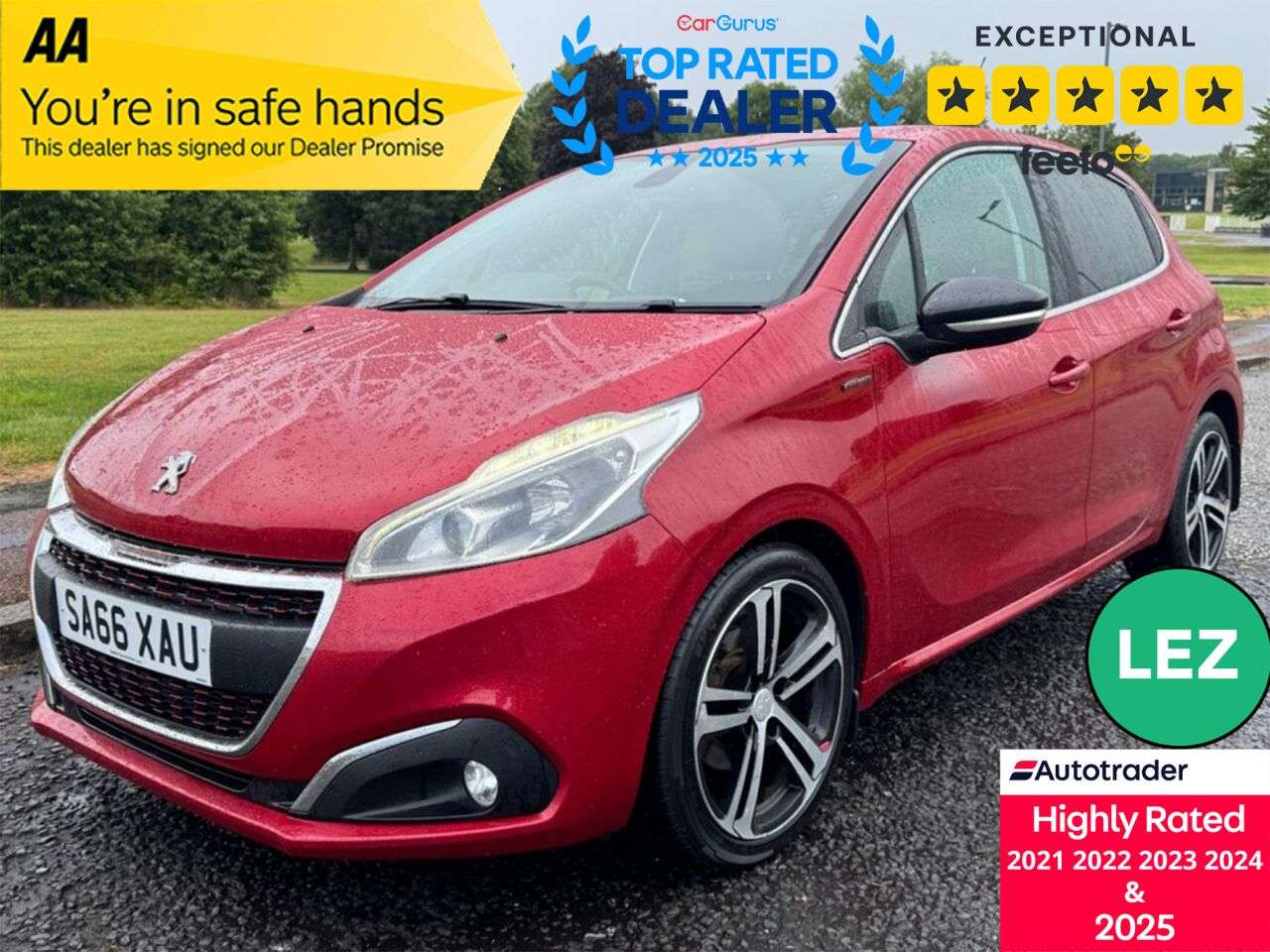 A 2016 PEUGEOT 208 1.6 BlueHDi GT Line Hatchback 5dr Diesel Manual Euro 6 (100 ps) Part Ex Wel A 2016 PEUGEOT 208 1.6 BlueHDi GT Line Hatchback 5dr Diesel Manual Euro 6 (100 ps) Part Ex Wel