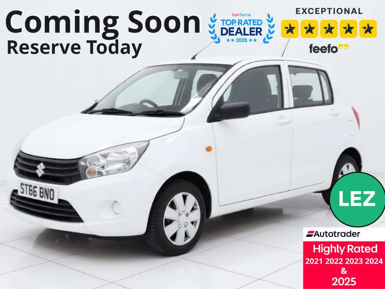 A 2016 SUZUKI CELERIO 1.0 SZ2 Hatchback 5dr Petrol Manual Euro 6 (68 ps) Part Exchange Welcome A 2016 SUZUKI CELERIO 1.0 SZ2 Hatchback 5dr Petrol Manual Euro 6 (68 ps) Part Exchange Welcome