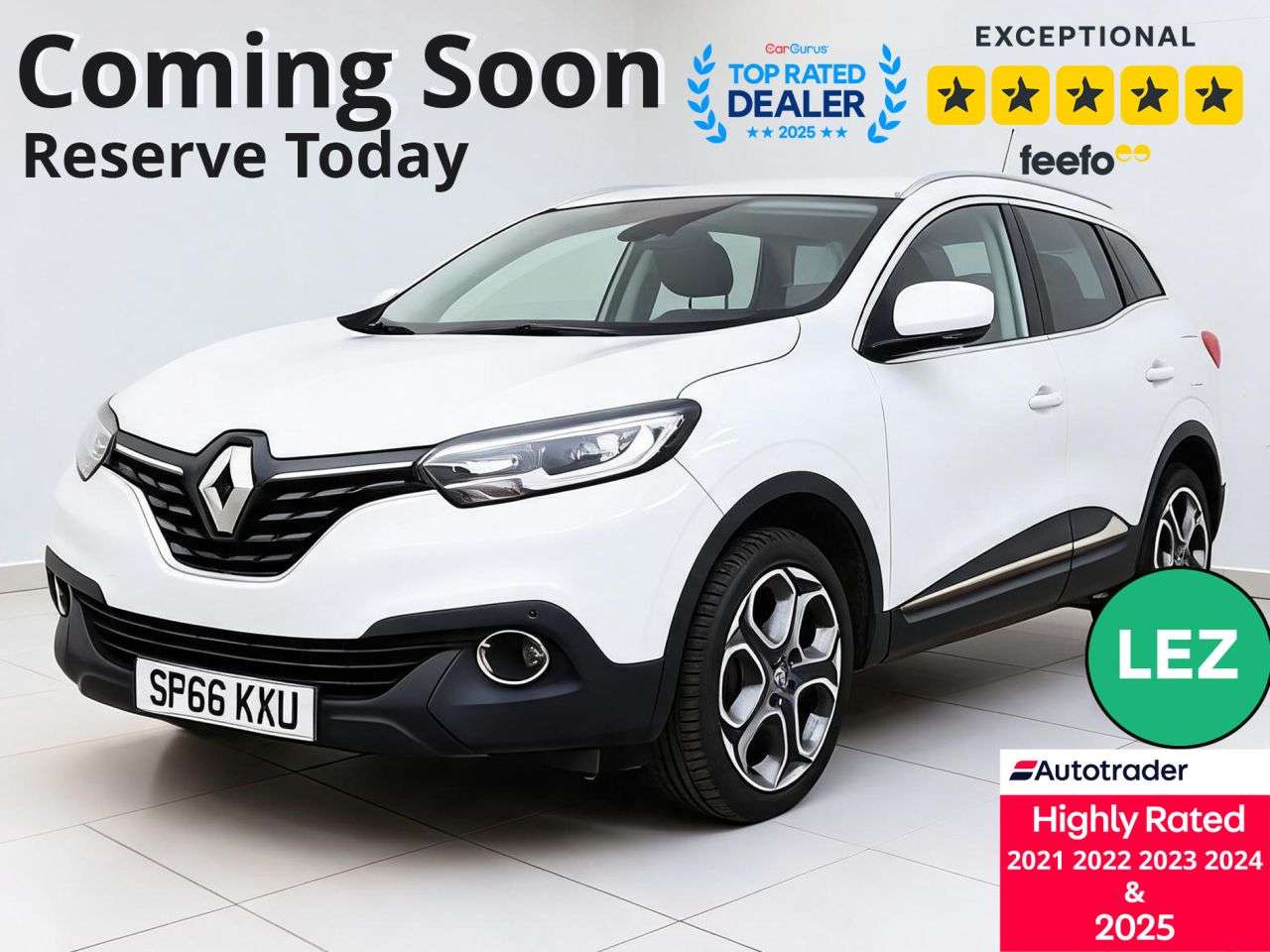 A 2016 RENAULT KADJAR 1.5 dCi Dynamique S Nav SUV 5dr Diesel Manual Euro 6 (s/s) (110 ps) Part Ex A 2016 RENAULT KADJAR 1.5 dCi Dynamique S Nav SUV 5dr Diesel Manual Euro 6 (s/s) (110 ps) Part Ex