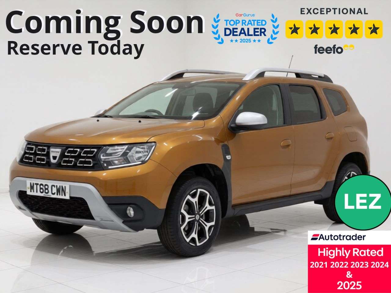 A 2018 DACIA DUSTER 1.5 Blue dCi Prestige SUV 5dr Diesel Manual Euro 6 (s/s) (115 ps) Part Exch A 2018 DACIA DUSTER 1.5 Blue dCi Prestige SUV 5dr Diesel Manual Euro 6 (s/s) (115 ps) Part Exch