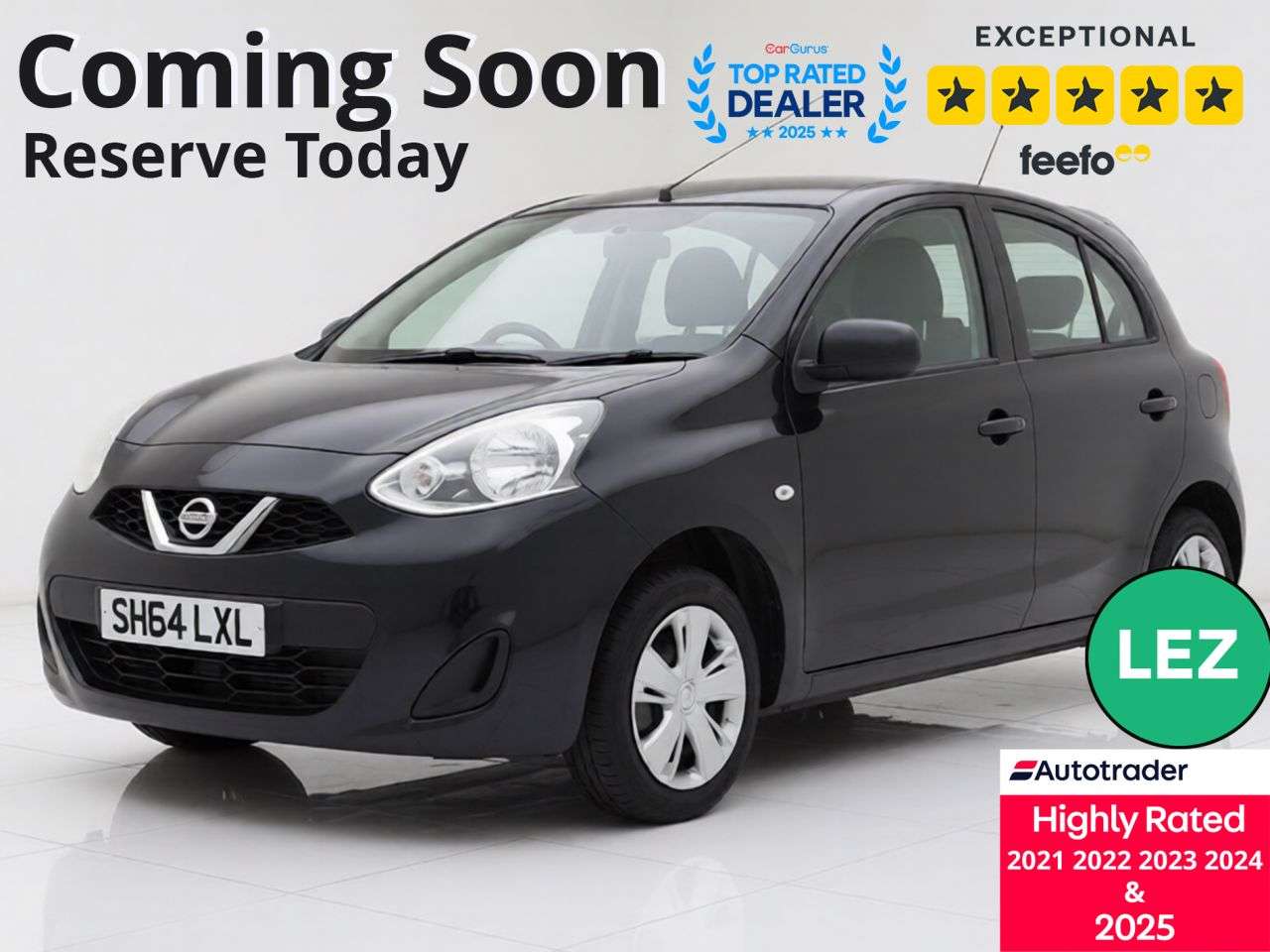 A 2014 NISSAN MICRA 1.2 Visia Hatchback 5dr Petrol Manual Euro 5 (80 ps) A 2014 NISSAN MICRA 1.2 Visia Hatchback 5dr Petrol Manual Euro 5 (80 ps)
