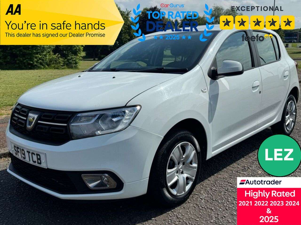 A 2019 DACIA SANDERO 0.9 TCe Comfort Hatchback 5dr Petrol Manual Euro 6 (s/s) (90 ps) Part Excha A 2019 DACIA SANDERO 0.9 TCe Comfort Hatchback 5dr Petrol Manual Euro 6 (s/s) (90 ps) Part Excha