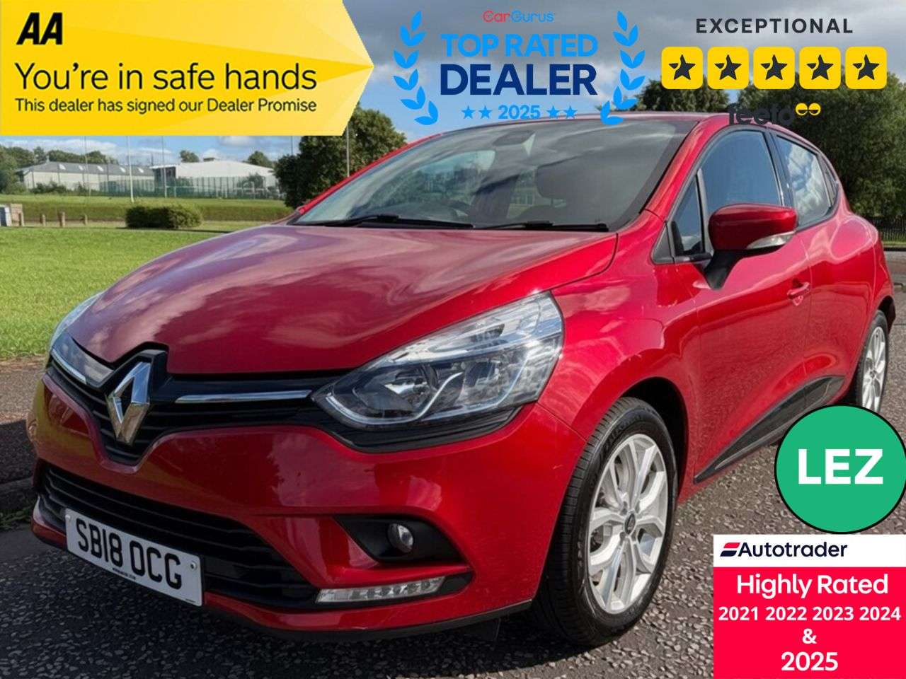 A 2018 RENAULT CLIO 1.2 16V Dynamique Nav Hatchback 5dr Petrol Manual Euro 6 (75 ps) Part Excha A 2018 RENAULT CLIO 1.2 16V Dynamique Nav Hatchback 5dr Petrol Manual Euro 6 (75 ps) Part Excha