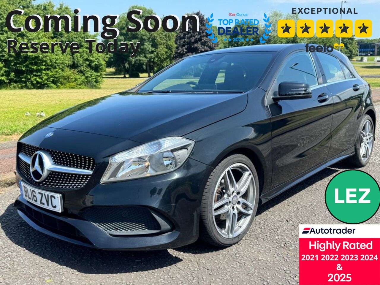 A 2016 MERCEDES-BENZ A CLASS 2.1 A200d AMG Line Hatchback 5dr Diesel 7G-DCT Euro 6 (s/s) (136 ps) Part E A 2016 MERCEDES-BENZ A CLASS 2.1 A200d AMG Line Hatchback 5dr Diesel 7G-DCT Euro 6 (s/s) (136 ps) Part E
