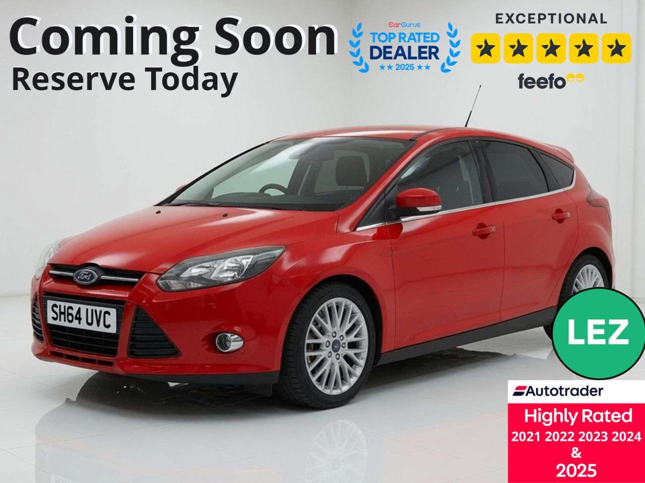 A 2014 FORD FOCUS 1.6 TDCi Zetec Hatchback 5dr Diesel Manual Euro 5 (s/s) (115 ps) Part Excha A 2014 FORD FOCUS 1.6 TDCi Zetec Hatchback 5dr Diesel Manual Euro 5 (s/s) (115 ps) Part Excha