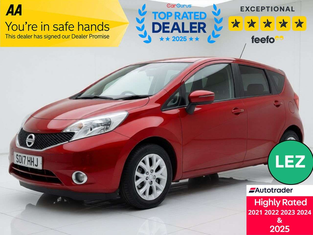 A 2017 NISSAN NOTE 1.2 Acenta Premium Hatchback 5dr Petrol Manual Euro 6 (s/s) (80 ps) Part Ex A 2017 NISSAN NOTE 1.2 Acenta Premium Hatchback 5dr Petrol Manual Euro 6 (s/s) (80 ps) Part Ex