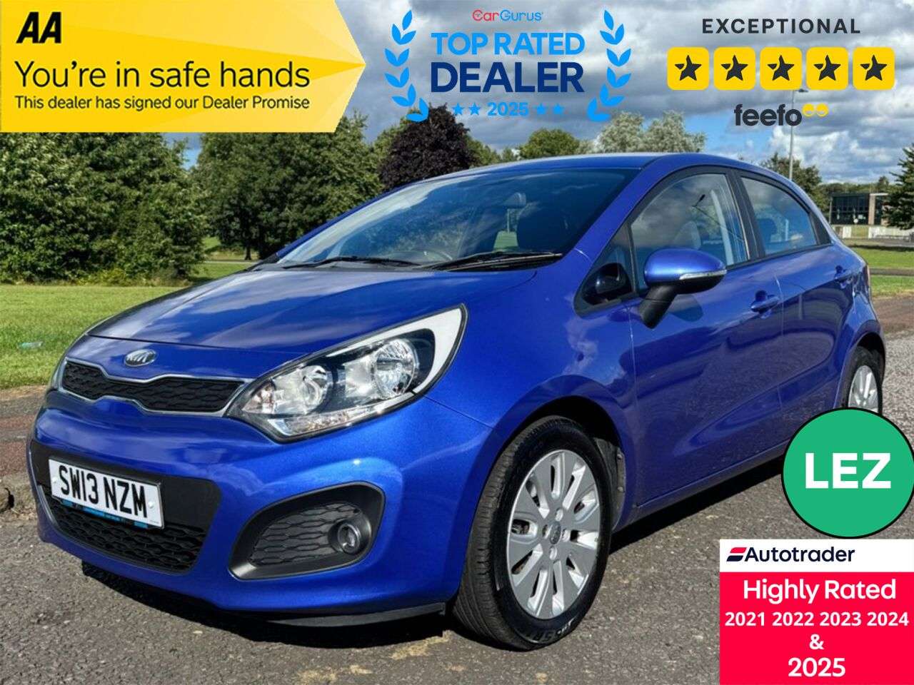 A 2013 KIA RIO 1.4 2 Hatchback 5dr Petrol Manual Euro 5 (107 bhp) Part Exchange Welcome A 2013 KIA RIO 1.4 2 Hatchback 5dr Petrol Manual Euro 5 (107 bhp) Part Exchange Welcome