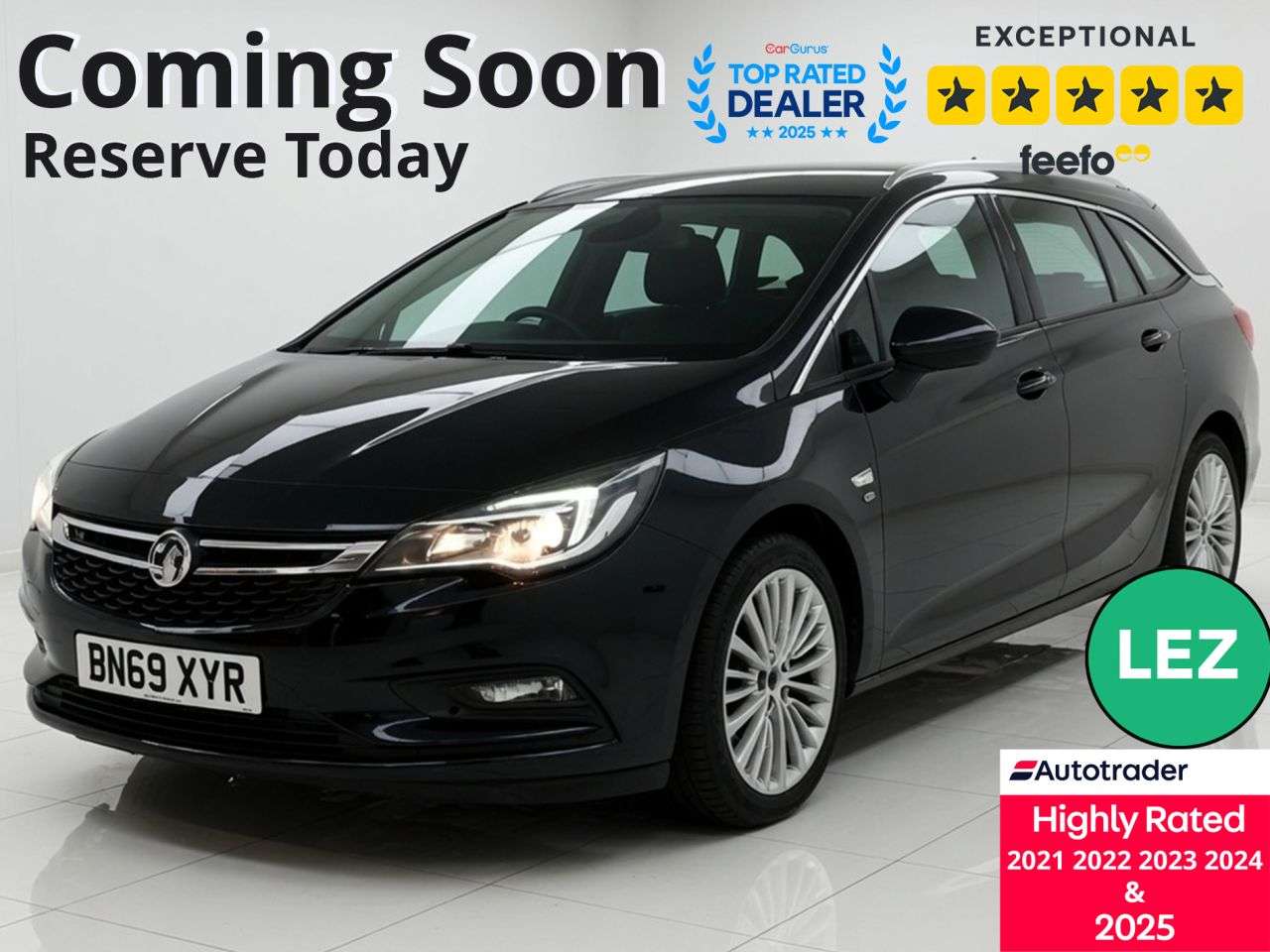 A 2019 VAUXHALL ASTRA 1.4i Turbo Elite Nav Sports Tourer 5dr Petrol Manual Euro 6 (s/s) (150 ps) A 2019 VAUXHALL ASTRA 1.4i Turbo Elite Nav Sports Tourer 5dr Petrol Manual Euro 6 (s/s) (150 ps)