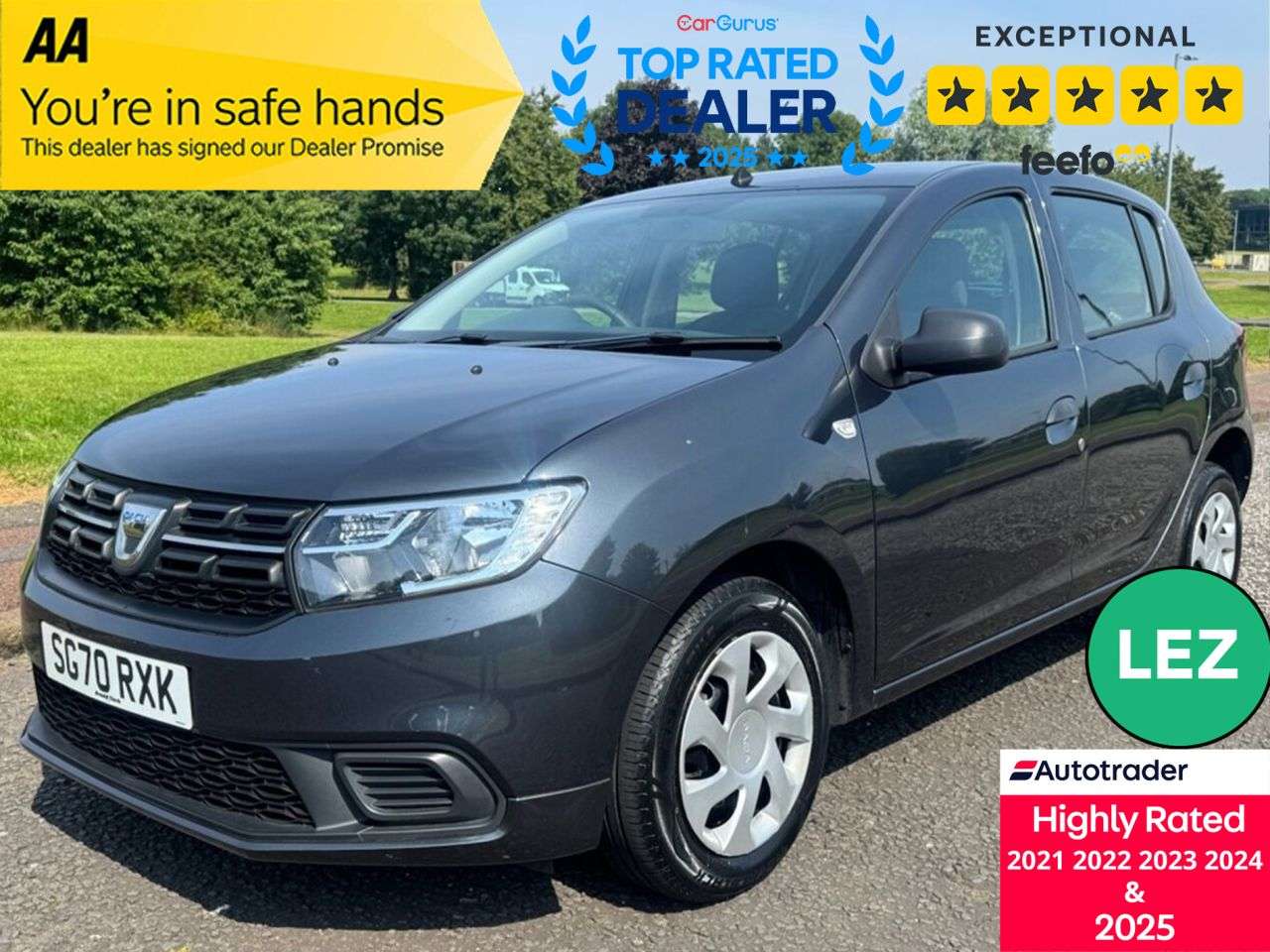 A 2020 DACIA SANDERO 1.0 SCe Essential Hatchback 5dr Petrol Manual Euro 6 (75 ps) Part Exchange A 2020 DACIA SANDERO 1.0 SCe Essential Hatchback 5dr Petrol Manual Euro 6 (75 ps) Part Exchange