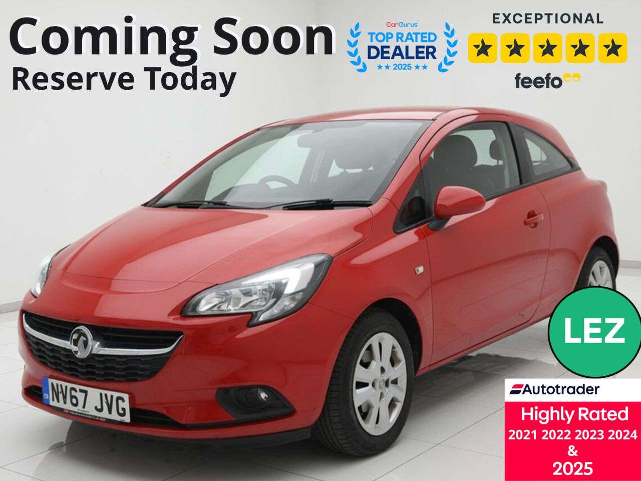 A 2018 VAUXHALL CORSA 1.4i ecoTEC Design Hatchback 3dr Petrol Manual Euro 6 (75 ps) Part Exchange A 2018 VAUXHALL CORSA 1.4i ecoTEC Design Hatchback 3dr Petrol Manual Euro 6 (75 ps) Part Exchange