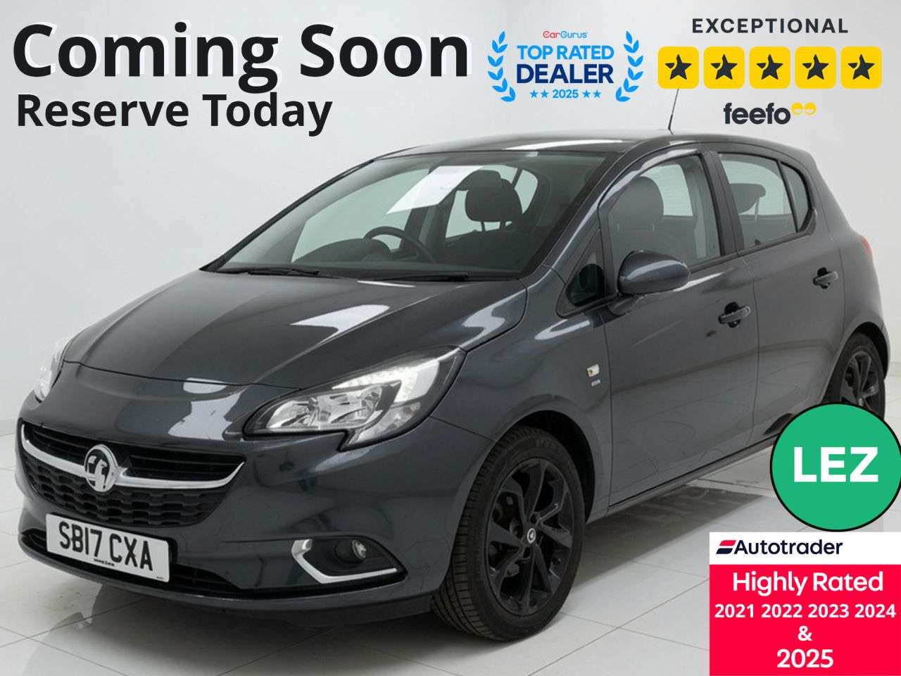 A 2017 VAUXHALL CORSA 1.4i ecoFLEX SRi Hatchback 5dr Petrol Manual Euro 6 (75 ps) Part Exchange W A 2017 VAUXHALL CORSA 1.4i ecoFLEX SRi Hatchback 5dr Petrol Manual Euro 6 (75 ps) Part Exchange W
