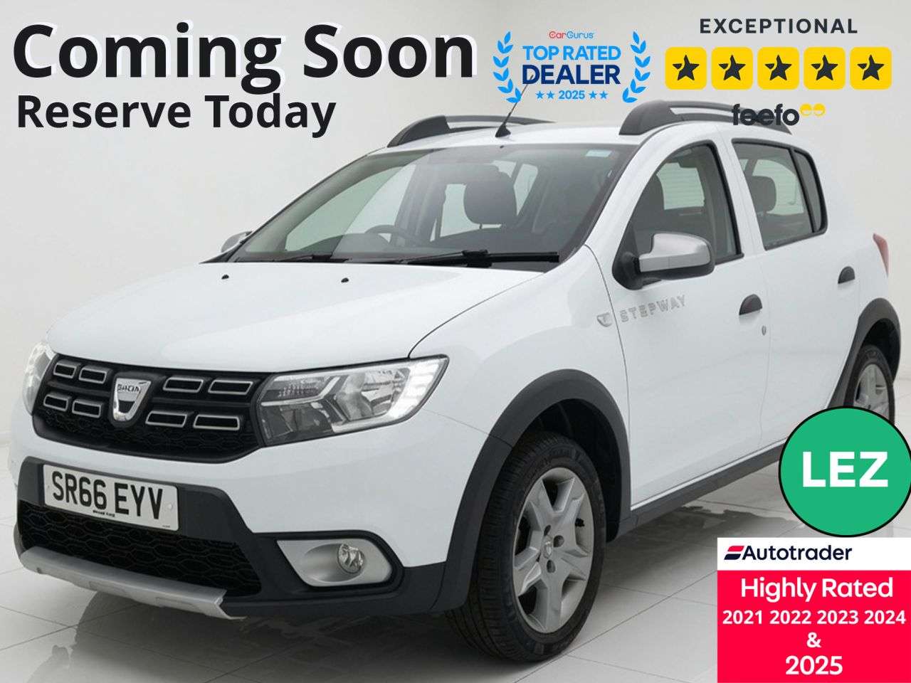 A 2017 DACIA SANDERO STEPWAY 0.9 TCe Ambiance Hatchback 5dr Petrol Manual Euro 6 (s/s) (90 ps) Part Exch A 2017 DACIA SANDERO STEPWAY 0.9 TCe Ambiance Hatchback 5dr Petrol Manual Euro 6 (s/s) (90 ps) Part Exch