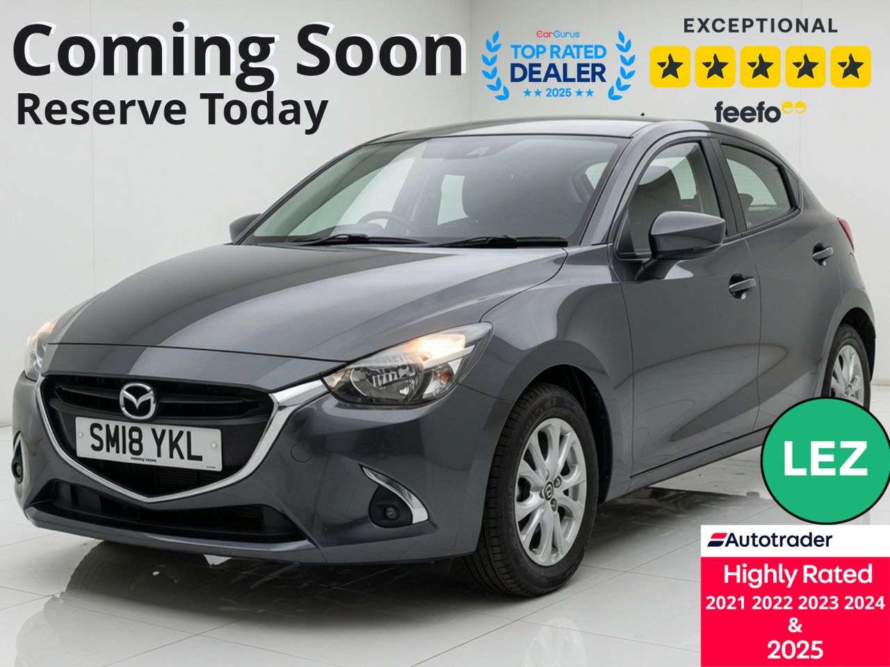 A 2018 MAZDA MAZDA2 1.5 SKYACTIV-G SE-L+ Hatchback 5dr Petrol Manual Euro 6 (s/s) (75 ps) Part A 2018 MAZDA MAZDA2 1.5 SKYACTIV-G SE-L+ Hatchback 5dr Petrol Manual Euro 6 (s/s) (75 ps) Part