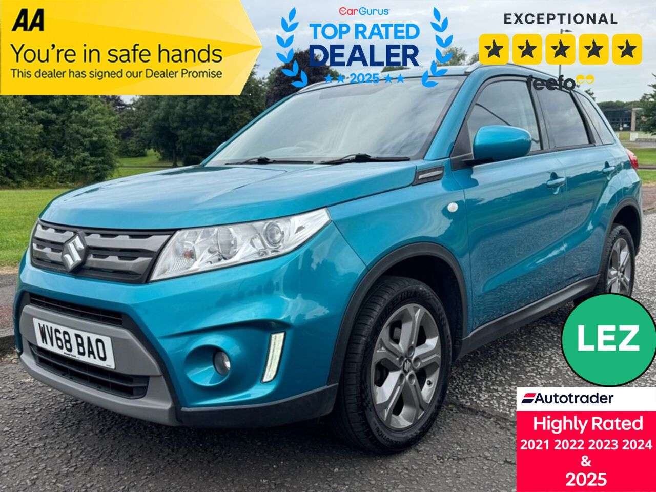 A 2018 SUZUKI VITARA 1.6 SZ-T SUV 5dr Petrol Manual Euro 6 (s/s) (120 ps) Part Ex Welcome A 2018 SUZUKI VITARA 1.6 SZ-T SUV 5dr Petrol Manual Euro 6 (s/s) (120 ps) Part Ex Welcome