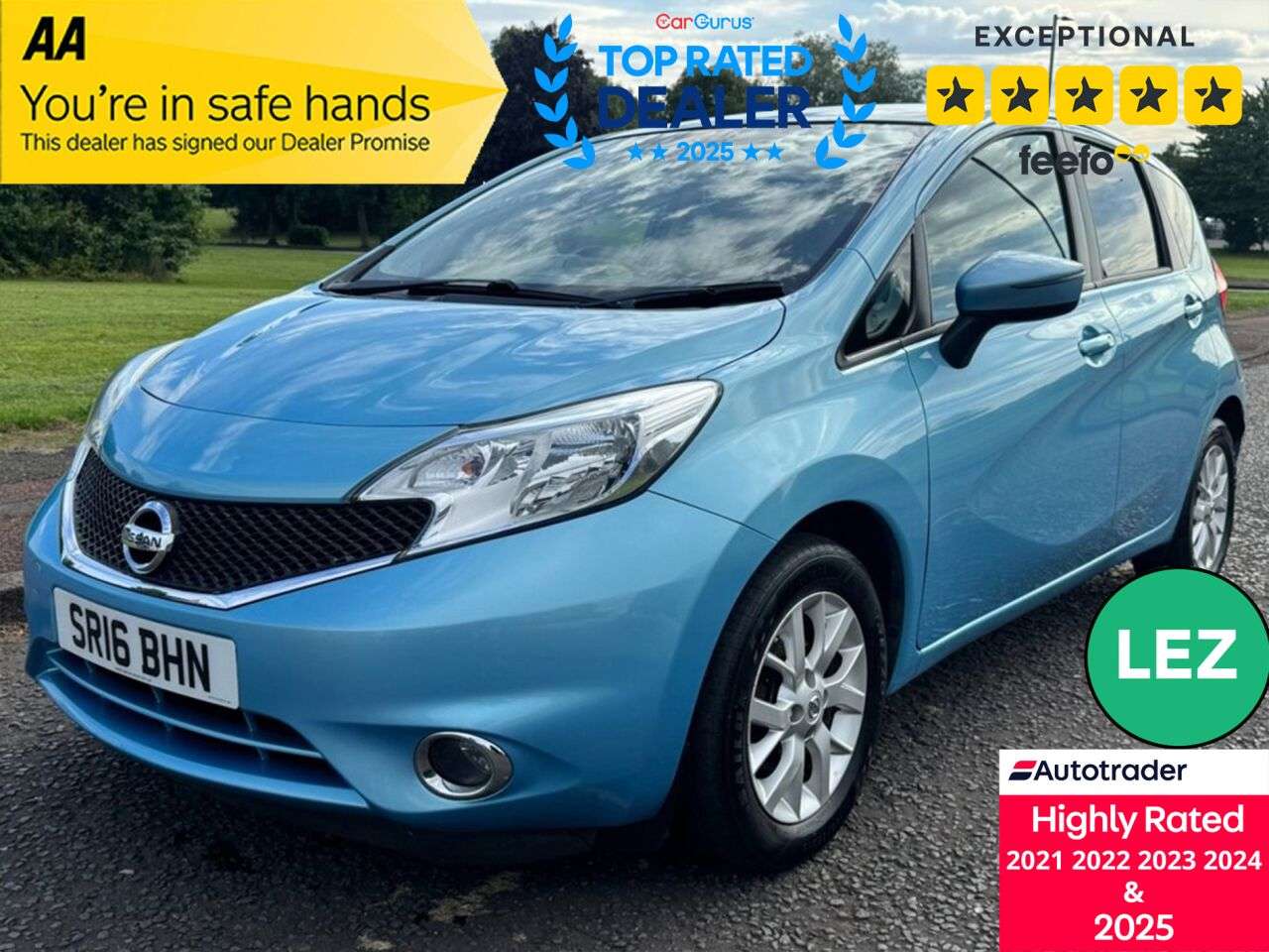 A 2016 NISSAN NOTE 1.5 dCi Acenta Premium Hatchback 5dr Diesel Manual Euro 6 (s/s) (90 ps) Par A 2016 NISSAN NOTE 1.5 dCi Acenta Premium Hatchback 5dr Diesel Manual Euro 6 (s/s) (90 ps) Par