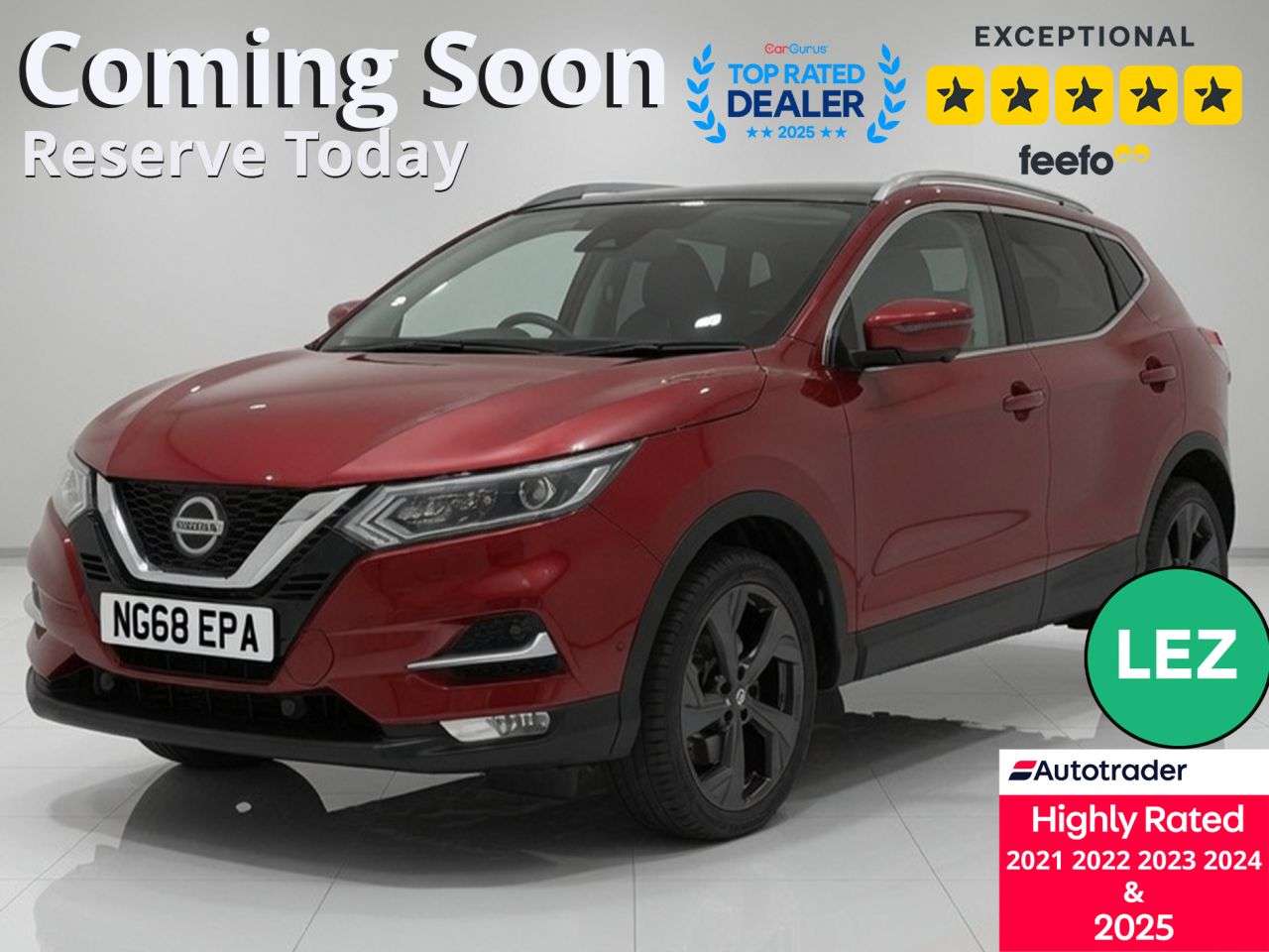 A 2019 NISSAN QASHQAI 1.5 dCi Tekna SUV 5dr Diesel Manual Euro 6 (s/s) (115 ps) Part Ex Welcome A 2019 NISSAN QASHQAI 1.5 dCi Tekna SUV 5dr Diesel Manual Euro 6 (s/s) (115 ps) Part Ex Welcome