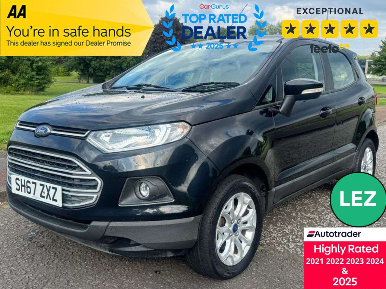 A 2017 FORD ECOSPORT 1.5 TDCi Zetec SUV 5dr Diesel Manual 2WD Euro 6 (95 ps) Part Ex Welcome A 2017 FORD ECOSPORT 1.5 TDCi Zetec SUV 5dr Diesel Manual 2WD Euro 6 (95 ps) Part Ex Welcome
