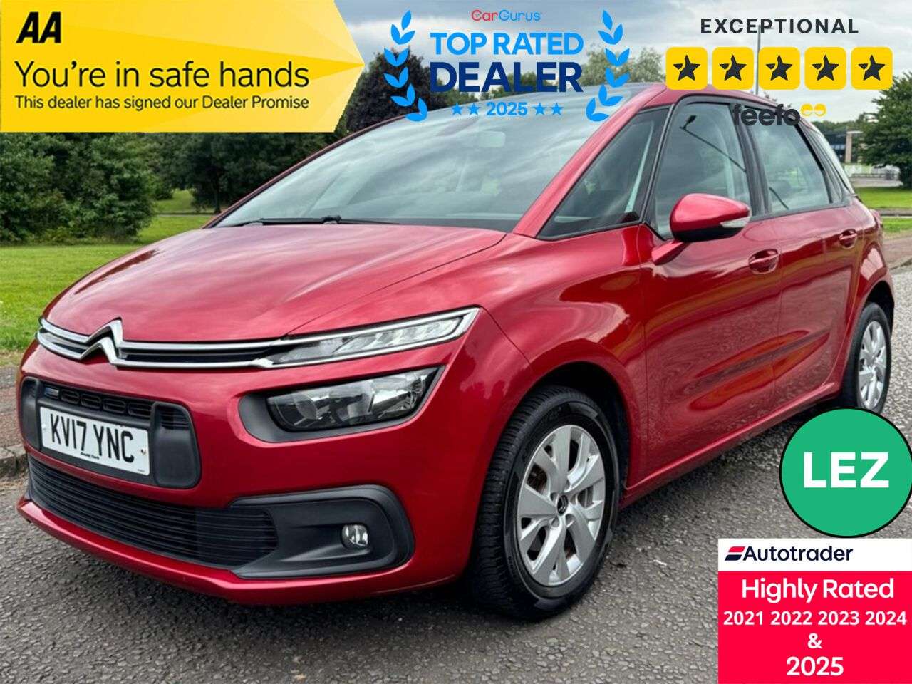 A 2017 CITROEN C4 PICASSO 1.2 PureTech Touch Edition MPV 5dr Petrol Manual Euro 6 (s/s) (130 ps) Part A 2017 CITROEN C4 PICASSO 1.2 PureTech Touch Edition MPV 5dr Petrol Manual Euro 6 (s/s) (130 ps) Part