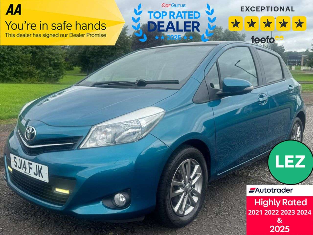 A 2014 TOYOTA YARIS 1.33 Dual VVT-i Icon Plus Hatchback 5dr Petrol Manual Euro 5 (99 ps) Part E A 2014 TOYOTA YARIS 1.33 Dual VVT-i Icon Plus Hatchback 5dr Petrol Manual Euro 5 (99 ps) Part E