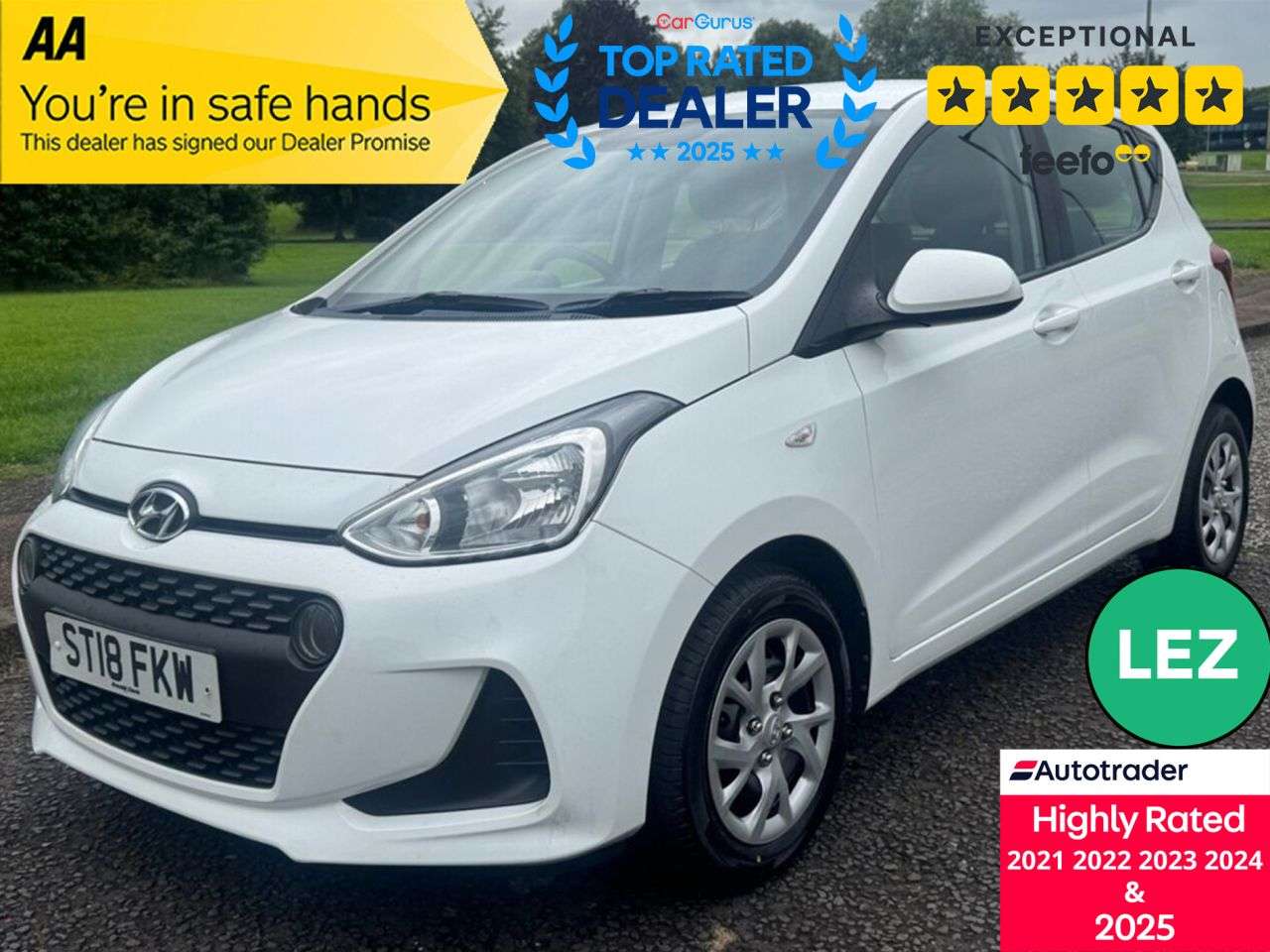 A 2018 HYUNDAI I10 1.0 SE Hatchback 5dr Petrol Manual Euro 6 (66 ps) Part Ex Welcome A 2018 HYUNDAI I10 1.0 SE Hatchback 5dr Petrol Manual Euro 6 (66 ps) Part Ex Welcome