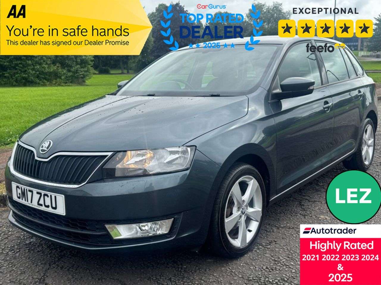 A 2017 SKODA RAPID SPACEBACK 1.2 TSI SE Tech Hatchback 5dr Petrol DSG Euro 6 (s/s) (90 ps) Part Exchange A 2017 SKODA RAPID SPACEBACK 1.2 TSI SE Tech Hatchback 5dr Petrol DSG Euro 6 (s/s) (90 ps) Part Exchange