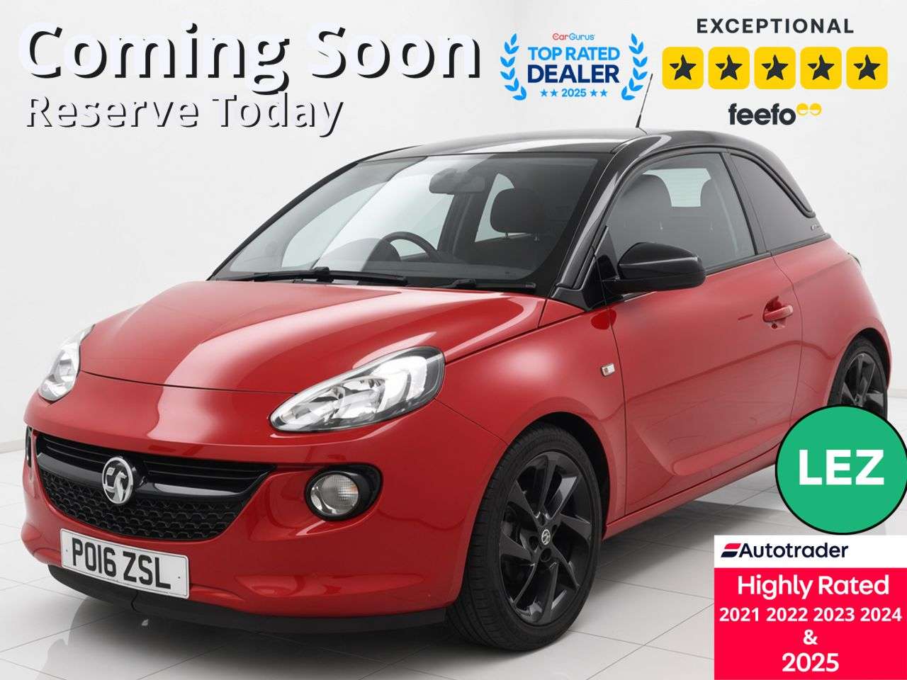 A 2016 VAUXHALL ADAM 1.2i ecoFLEX ENERGISED Hatchback 3dr Petrol Manual Euro 6 (s/s) (70 ps) Par A 2016 VAUXHALL ADAM 1.2i ecoFLEX ENERGISED Hatchback 3dr Petrol Manual Euro 6 (s/s) (70 ps) Par