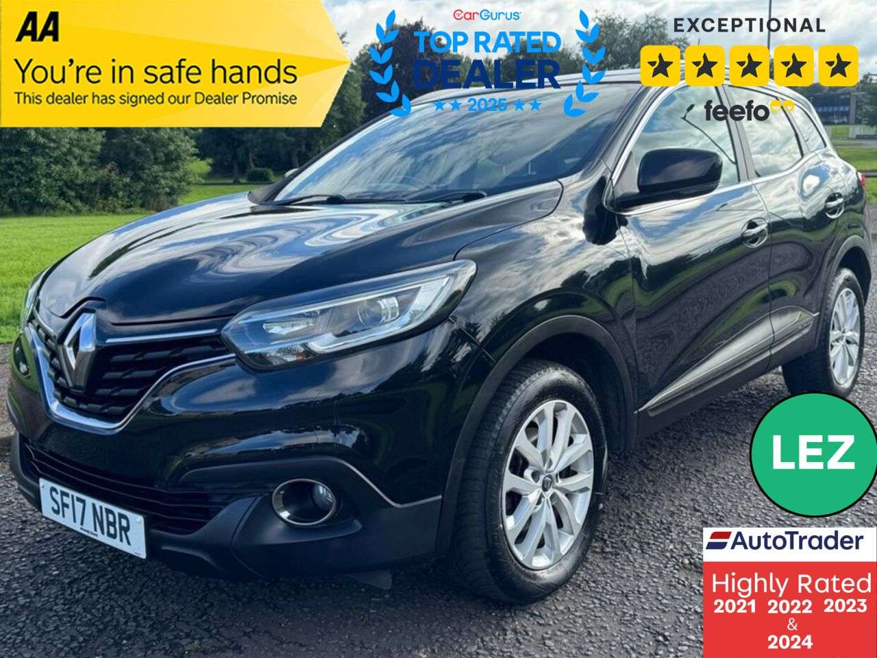 A 2017 RENAULT KADJAR 1.5 dCi Dynamique Nav SUV 5dr Diesel Manual Euro 6 (s/s) (110 ps) Part Ex W A 2017 RENAULT KADJAR 1.5 dCi Dynamique Nav SUV 5dr Diesel Manual Euro 6 (s/s) (110 ps) Part Ex W