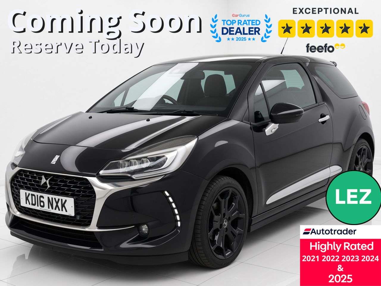 A 2016 DS AUTOMOBILES DS 3 1.6 BlueHDi Prestige Hatchback 3dr Diesel Manual Euro 6 (s/s) (100 ps) Part A 2016 DS AUTOMOBILES DS 3 1.6 BlueHDi Prestige Hatchback 3dr Diesel Manual Euro 6 (s/s) (100 ps) Part