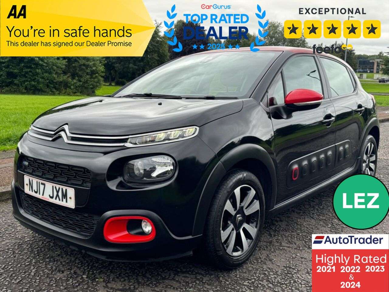 A 2017 CITROEN C3 1.2 PureTech Feel Hatchback 5dr Petrol Manual Euro 6 (82 ps) Part Exchange A 2017 CITROEN C3 1.2 PureTech Feel Hatchback 5dr Petrol Manual Euro 6 (82 ps) Part Exchange