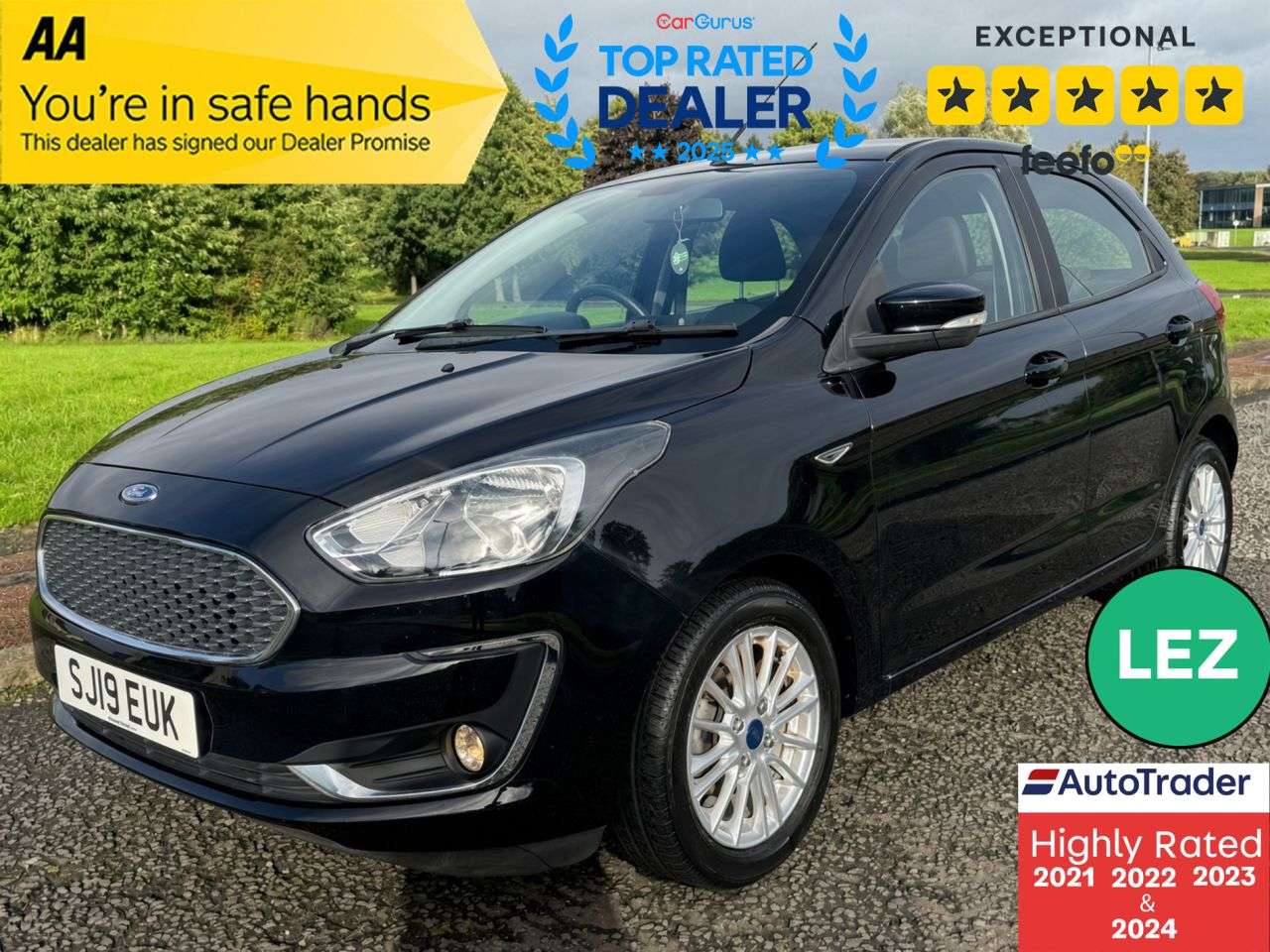 A 2019 FORD KA+ 1.2 Ti-VCT Zetec Hatchback 5dr Petrol Manual Euro 6 (s/s) (70 ps) Part Exch A 2019 FORD KA+ 1.2 Ti-VCT Zetec Hatchback 5dr Petrol Manual Euro 6 (s/s) (70 ps) Part Exch
