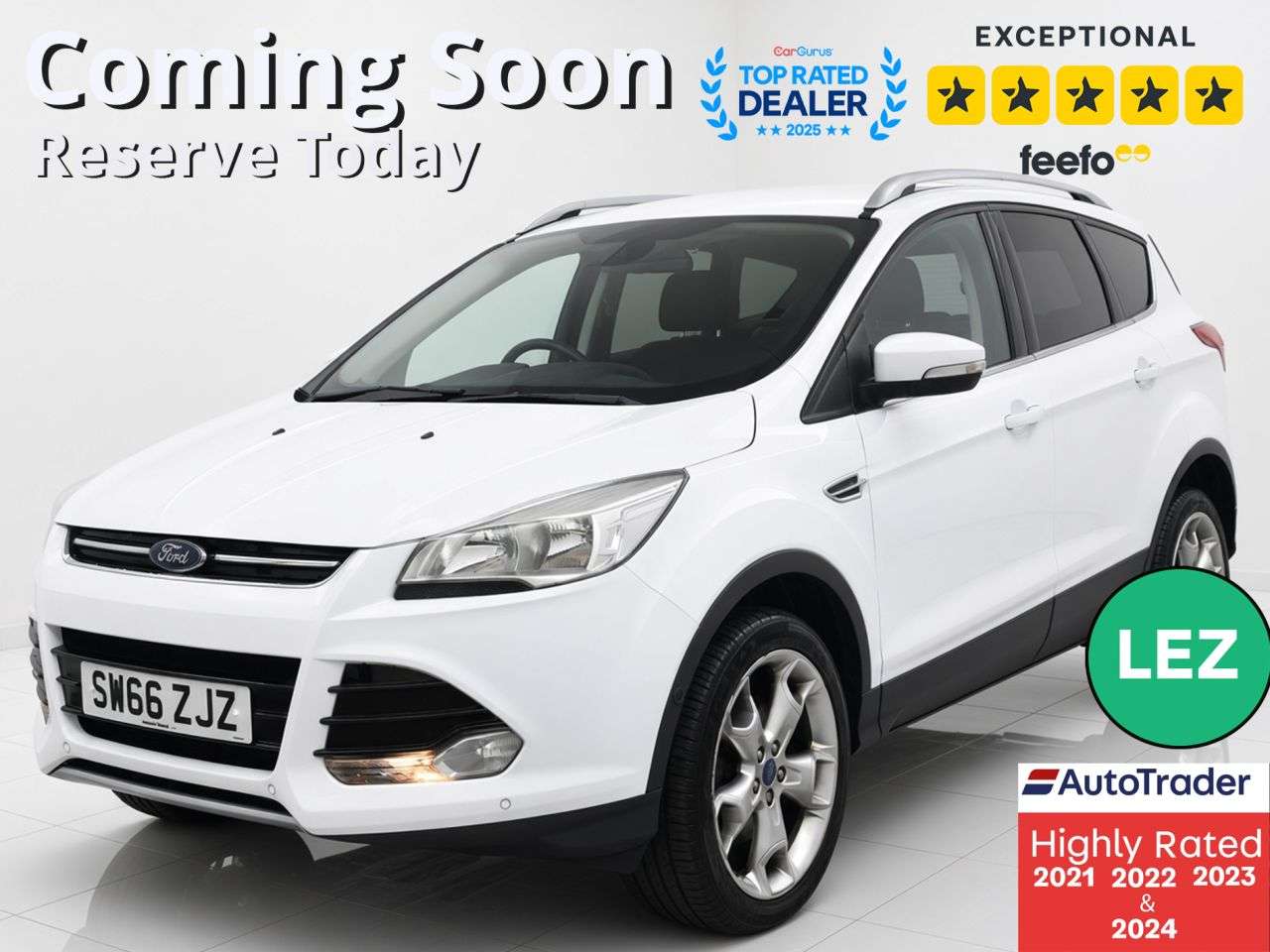 A 2016 FORD KUGA 2.0 TDCi Titanium SUV 5dr Diesel Manual AWD Euro 6 (s/s) (180 ps) Part Ex W A 2016 FORD KUGA 2.0 TDCi Titanium SUV 5dr Diesel Manual AWD Euro 6 (s/s) (180 ps) Part Ex W