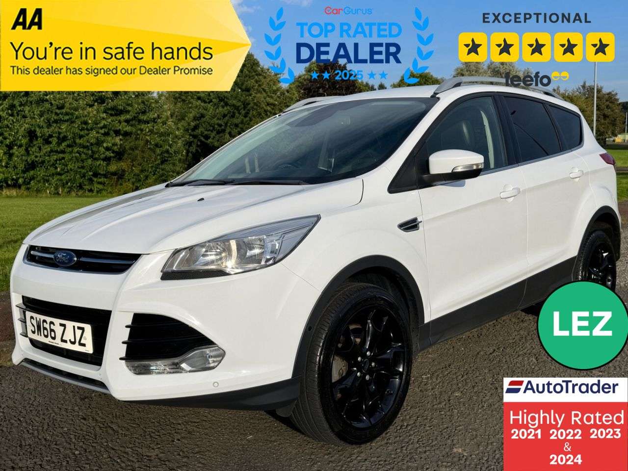 A 2016 FORD KUGA 2.0 TDCi Titanium SUV 5dr Diesel Manual AWD Euro 6 (s/s) (180 ps) Part Ex W A 2016 FORD KUGA 2.0 TDCi Titanium SUV 5dr Diesel Manual AWD Euro 6 (s/s) (180 ps) Part Ex W