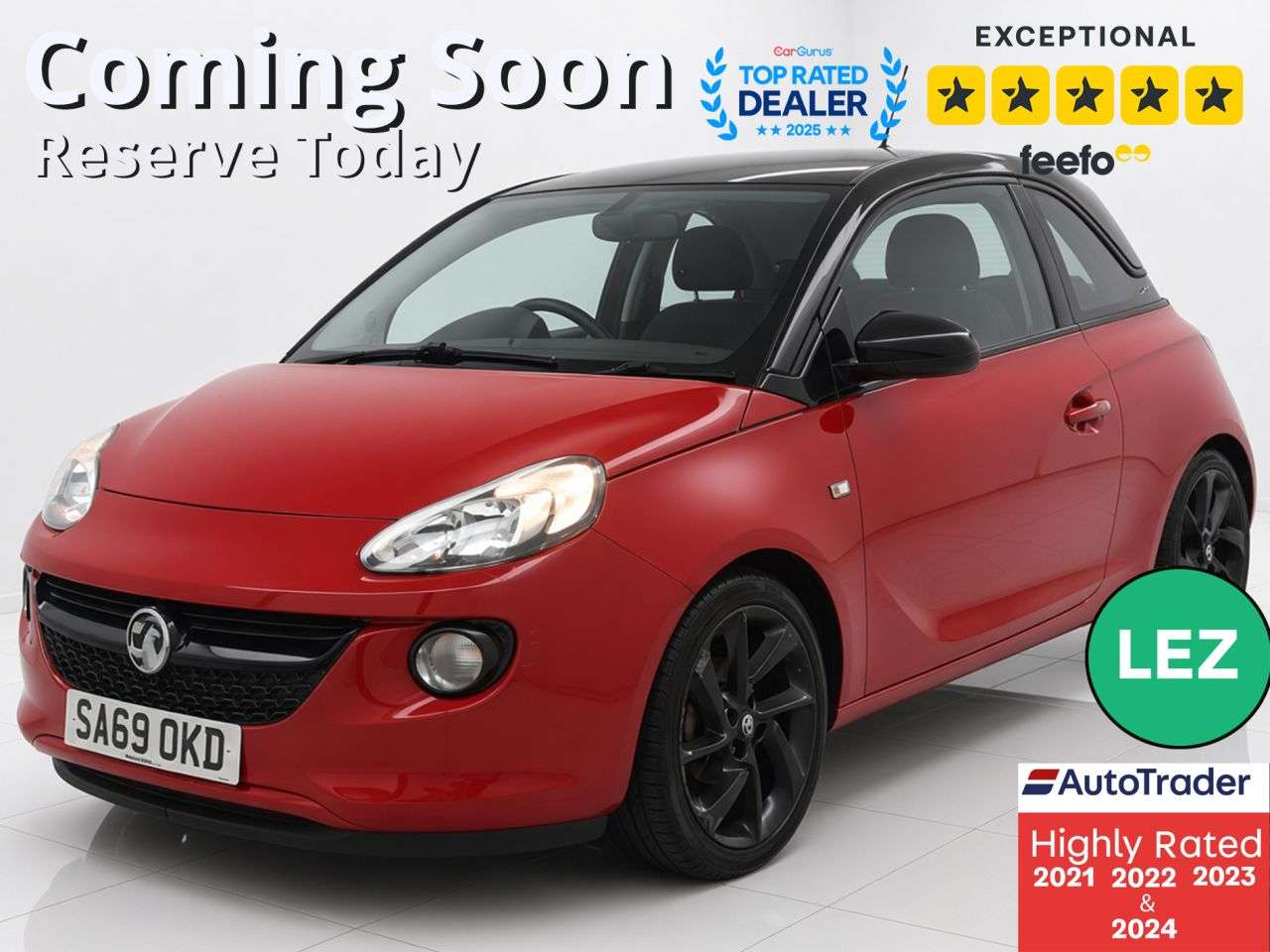 A 2019 VAUXHALL ADAM 1.2i Griffin Hatchback 3dr Petrol Manual Euro 6 (70 ps) Part Exchange Welco A 2019 VAUXHALL ADAM 1.2i Griffin Hatchback 3dr Petrol Manual Euro 6 (70 ps) Part Exchange Welco