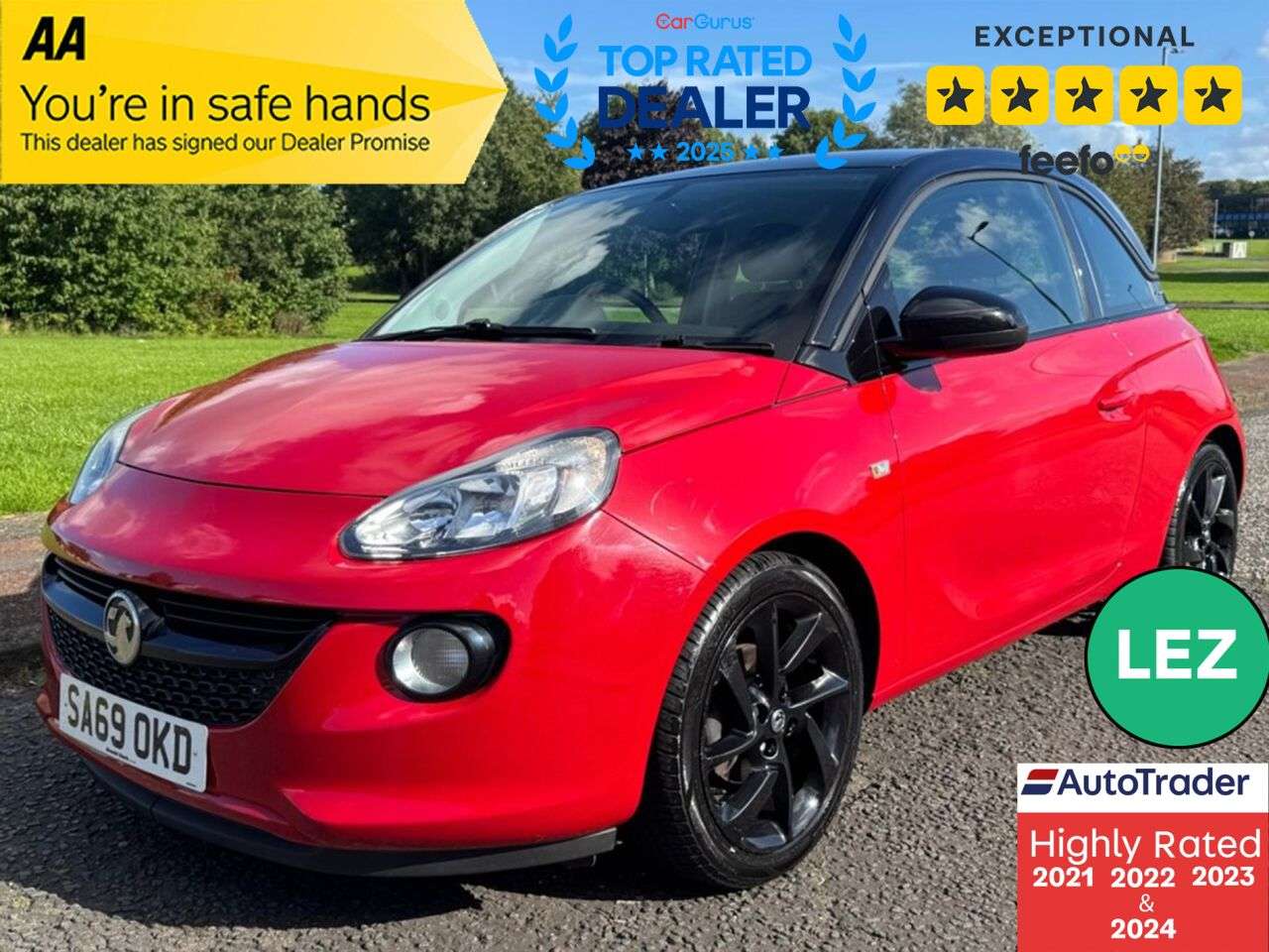 A 2019 VAUXHALL ADAM 1.2i Griffin Hatchback 3dr Petrol Manual Euro 6 (70 ps) Part Exchange Welco A 2019 VAUXHALL ADAM 1.2i Griffin Hatchback 3dr Petrol Manual Euro 6 (70 ps) Part Exchange Welco