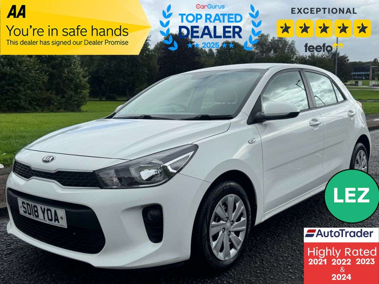 A 2018 KIA RIO 1.25 1 Hatchback 5dr Petrol Manual Euro 6 (s/s) (83 bhp) Part Exchange Welc A 2018 KIA RIO 1.25 1 Hatchback 5dr Petrol Manual Euro 6 (s/s) (83 bhp) Part Exchange Welc