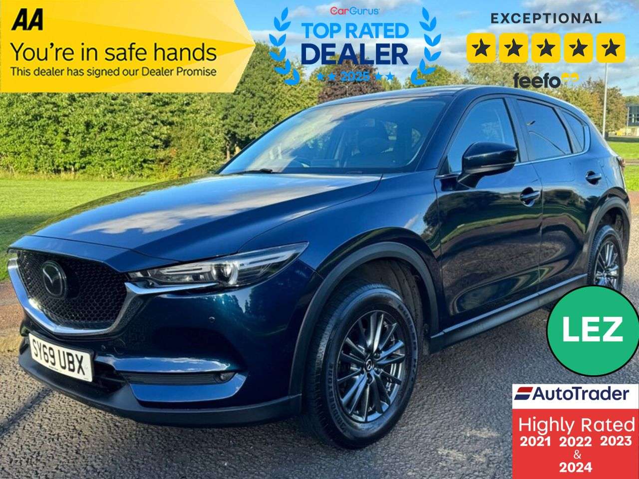 A 2019 MAZDA CX-5 2.0 SKYACTIV-G SE-L Nav+ SUV 5dr Petrol Manual Euro 6 (s/s) (165 ps) Part E A 2019 MAZDA CX-5 2.0 SKYACTIV-G SE-L Nav+ SUV 5dr Petrol Manual Euro 6 (s/s) (165 ps) Part E