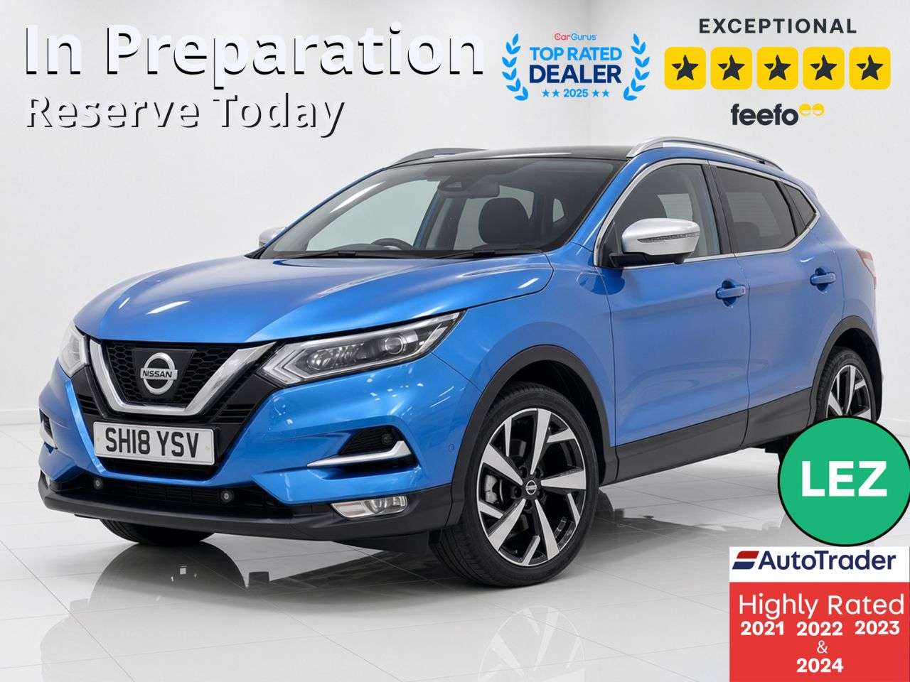 A 2018 NISSAN QASHQAI 1.5 dCi Tekna+ SUV 5dr Diesel Manual Euro 6 (s/s) (110 ps) Part Exchange We A 2018 NISSAN QASHQAI 1.5 dCi Tekna+ SUV 5dr Diesel Manual Euro 6 (s/s) (110 ps) Part Exchange We