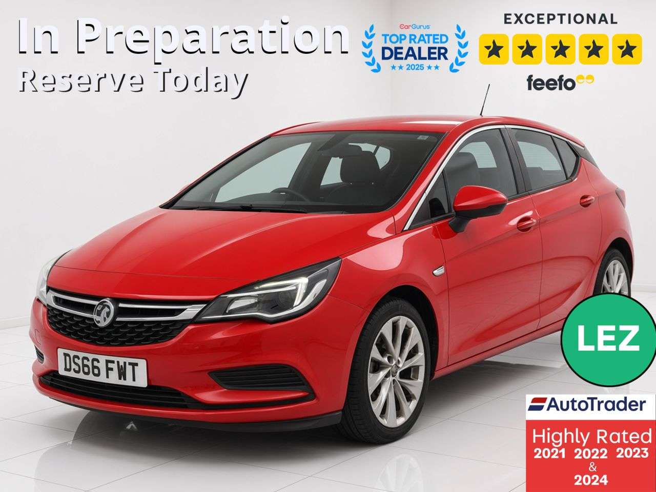 A 2016 VAUXHALL ASTRA 1.4i Design Hatchback 5dr Petrol Manual Euro 6 (100 ps) Part Exchange Welco A 2016 VAUXHALL ASTRA 1.4i Design Hatchback 5dr Petrol Manual Euro 6 (100 ps) Part Exchange Welco