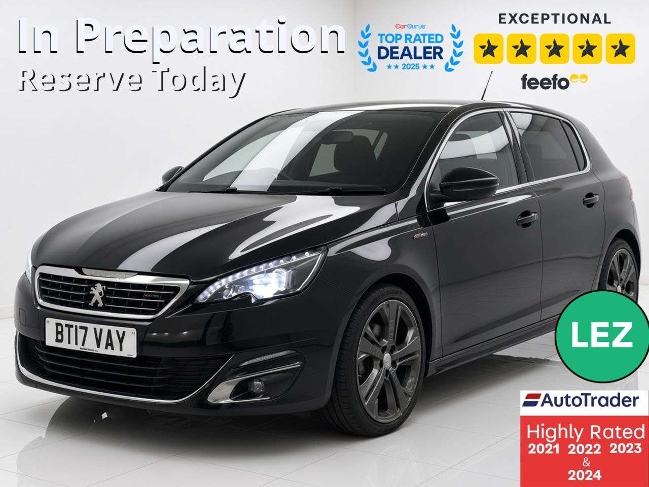 A 2017 PEUGEOT 308 1.6 BlueHDi GT Line Hatchback 5dr Diesel Manual Euro 6 (s/s) (120 ps) Part A 2017 PEUGEOT 308 1.6 BlueHDi GT Line Hatchback 5dr Diesel Manual Euro 6 (s/s) (120 ps) Part