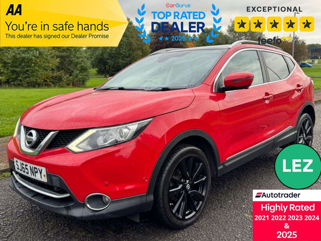 A 2015 NISSAN QASHQAI 1.5 dCi Tekna SUV 5dr Diesel Manual 2WD Euro 6 (s/s) (110 ps) Part Ex Welco A 2015 NISSAN QASHQAI 1.5 dCi Tekna SUV 5dr Diesel Manual 2WD Euro 6 (s/s) (110 ps) Part Ex Welco