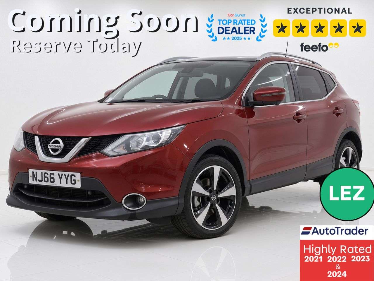 A 2016 NISSAN QASHQAI 1.5 dCi N-Connecta SUV 5dr Diesel Manual 2WD Euro 6 (s/s) (110 ps) Part Ex A 2016 NISSAN QASHQAI 1.5 dCi N-Connecta SUV 5dr Diesel Manual 2WD Euro 6 (s/s) (110 ps) Part Ex