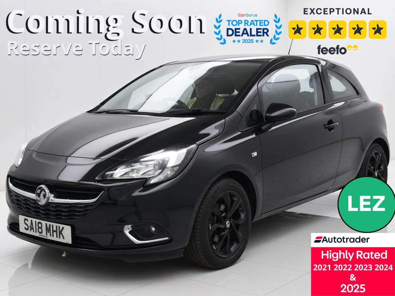A 2018 VAUXHALL CORSA 1.4i ecoTEC SRi Hatchback 3dr Petrol Manual Euro 6 (75 ps) Part Ex Welcome A 2018 VAUXHALL CORSA 1.4i ecoTEC SRi Hatchback 3dr Petrol Manual Euro 6 (75 ps) Part Ex Welcome