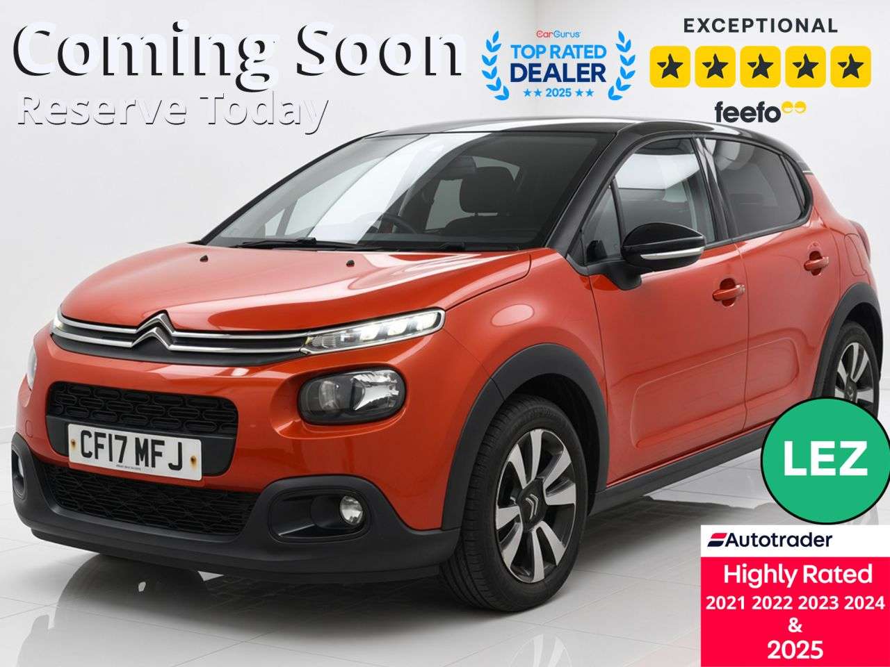 A 2017 CITROEN C3 1.6 BlueHDi Flair Hatchback 5dr Diesel Manual Euro 6 (s/s) (100 ps) Part Ex A 2017 CITROEN C3 1.6 BlueHDi Flair Hatchback 5dr Diesel Manual Euro 6 (s/s) (100 ps) Part Ex