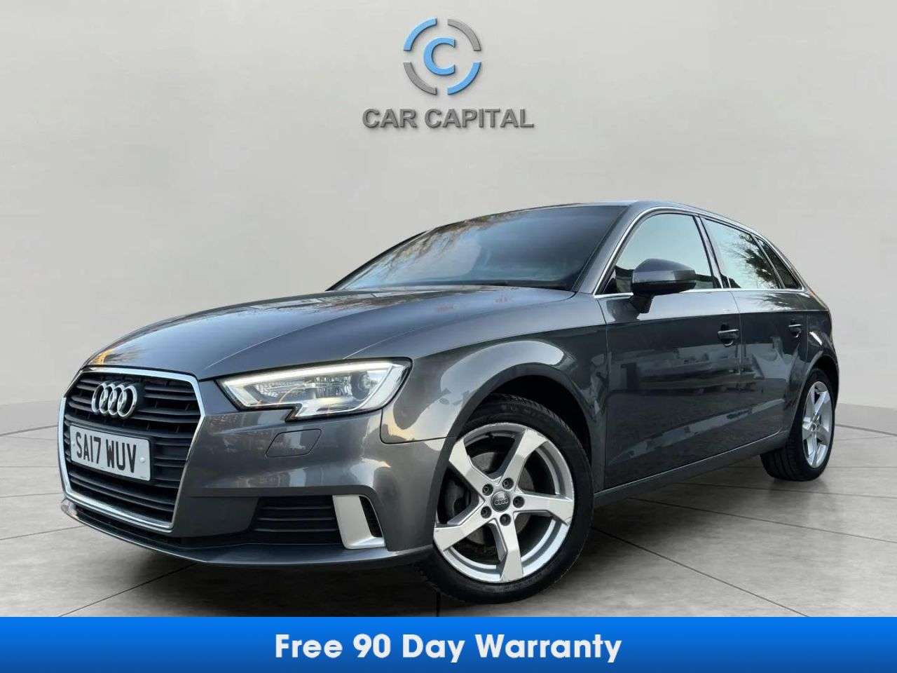 A 2017 AUDI A3 1.4 TFSI CoD Sport Sportback 5dr Petrol S Tronic Euro 6 (s/s) (150 ps) SATN A 2017 AUDI A3 1.4 TFSI CoD Sport Sportback 5dr Petrol S Tronic Euro 6 (s/s) (150 ps) SATN