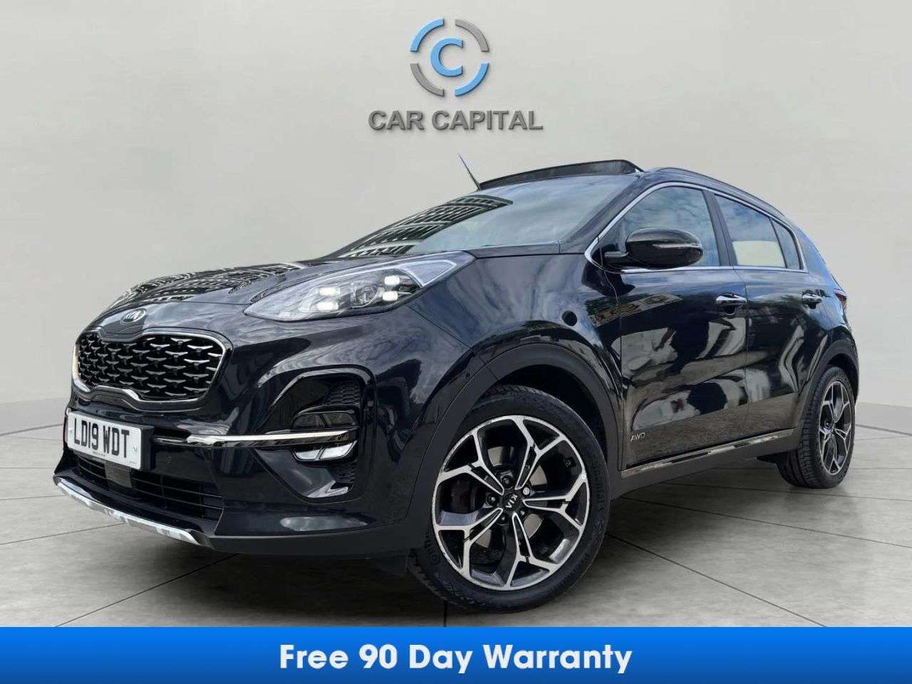A 2019 KIA SPORTAGE 1.6 T-GDi GT-Line S SUV 5dr Petrol DCT AWD Euro 6 (s/s) (174 bhp) HPI+WARRA A 2019 KIA SPORTAGE 1.6 T-GDi GT-Line S SUV 5dr Petrol DCT AWD Euro 6 (s/s) (174 bhp) HPI+WARRA